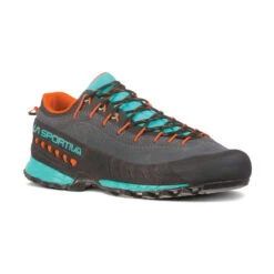 La Sportiva Women's TX4 Climbing Approach Shoe -Campman Sales Store 17X 900615 TX4Womens CarbonAqua 2 46572.1672952622