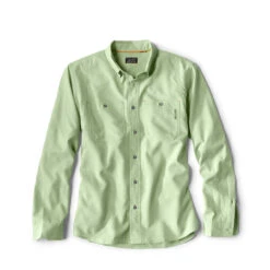 Orvis Men's OutSmart Tech Chambray Long Sleeve Shirt