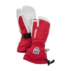Hestra Army Leather Heli Ski Jr 3 Finger Glove -Campman Sales Store 30562 560 48591.1601666876