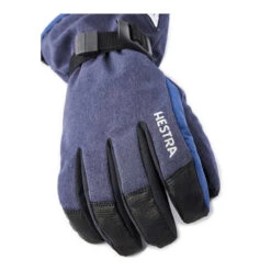 Hestra Women's Powder Gauntlet 5 Finger Glove -Campman Sales Store 31650 280 back detail copy 21642.1651420699
