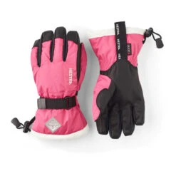 Hestra Kids' Gauntlet CZone Jr. 5 Finger Glove -Campman Sales Store 32530 Gauntlet czone jr glove fuschia ivory copy 25331.1636398312