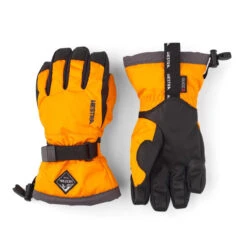 Hestra Kids' Gauntlet CZone Jr. 5 Finger Glove -Campman Sales Store 32530 Gauntlet czone jr glove orange graphite copy 10774.1636399537