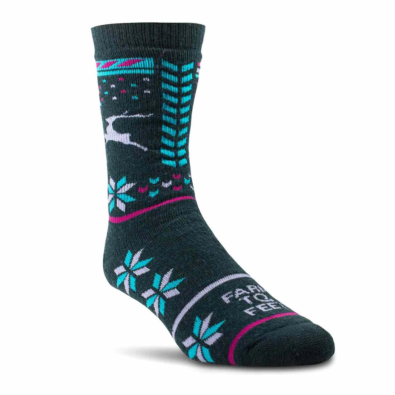 Farm To Feet Women's Hampton Midweight Crew Socks 5 Farm To Feet Women's Hampton Midweight Crew Socks - Image 3