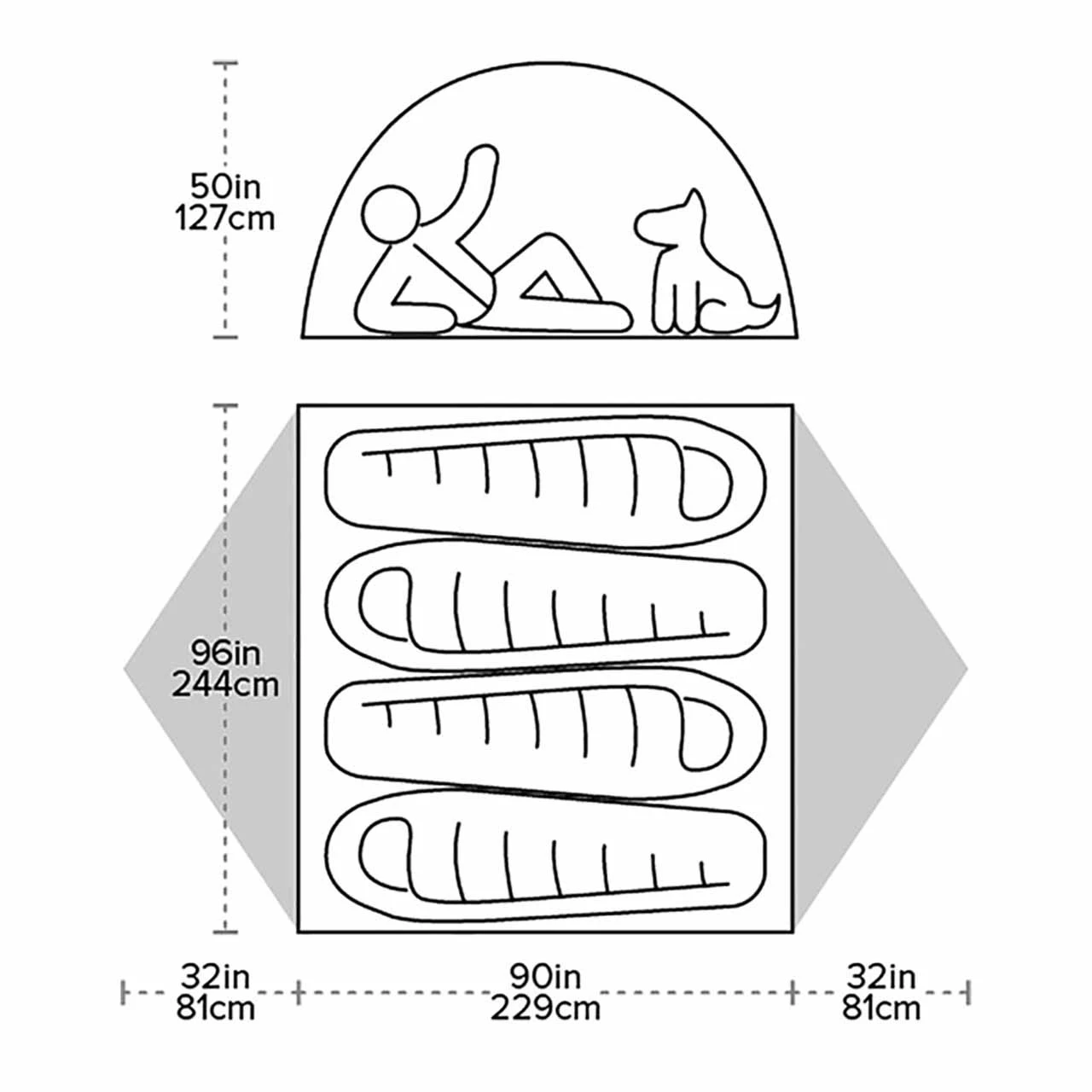 Big Agnes Blacktail 4 Tent 6 Big Agnes Blacktail 4 Tent - Image 4