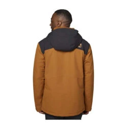 Flylow Vector Ski Jacket - Men's -Campman Sales Store F23 Vector Jacket Black Copper Back copy 58362.1696631138