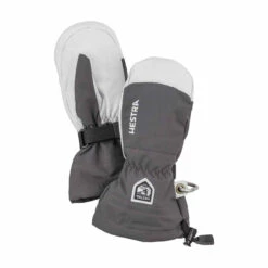 Hestra Army Leather Heli Ski Jr Mitt -Campman Sales Store Grey 55025.1537382293