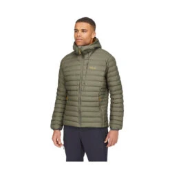 Rab Infinity Microlight Down Jacket - Men's 9 Rab Infinity Microlight Down Jacket - Men's -Campman Sales Store Infinity Microlight Jacket LightKhaki QDB 22 LKH Model Angle 30364.1694558159