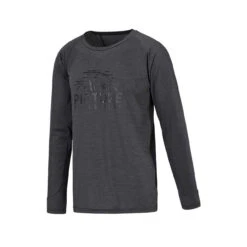 Picture Organic Clothing Picture Organic Hoper Long Sleeve Tech Tee -Campman Sales Store MTS542 HOPERTECHLSTEE BLACK F 13438.1554749869