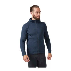 Rab Nexus Grid Fleece Hoody - Men's 9 Rab Nexus Grid Fleece Hoody - Men's -Campman Sales Store Nexus Hoody DeepInk QFF 70 DIK Model Front 04 08455.1682019656