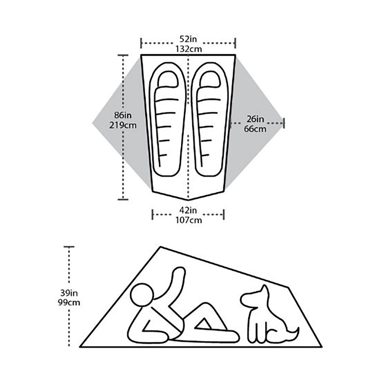 Big Agnes Tiger Wall 2 Carbon Tent 8 Big Agnes Tiger Wall 2 Carbon Tent - Image 6