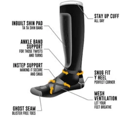 Le Bent Snowy Mountains Ski Socks - Kids'
