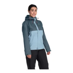 Rab Downpour Eco Rain Jacket - Women's 17 Rab Downpour Eco Rain Jacket - Women's -Campman Sales Store Womens Downpour Eco Jacket OrionBlue Citadel QWG 83 OBC DETAIL4 68979.1667337030