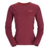 Rab Force Long Sleeve Tee - Women's 2 Rab Force Long Sleeve Tee - Women's -Campman Sales Store Womens Force LS Tee DeepHeather QBL 08 DEH 03056.1652805643