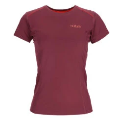 Rab Force Tee - Women's -Campman Sales Store Womens Force Tee DeepHeather QBL 06 DEH 95264.1652739898