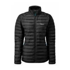 Rab Microlight Down Jacket - Women's -Campman Sales Store Womens Microlight Jacket Black QDB 17 BL 36858.1624803405