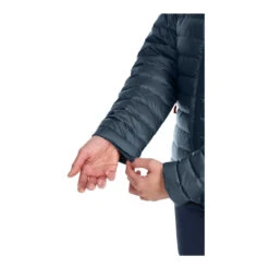 Rab Microlight Down Jacket - Women's -Campman Sales Store Womens Microlight Jacket OrionBlue QDB 17 ORB DETAIL8 75423.1667944566